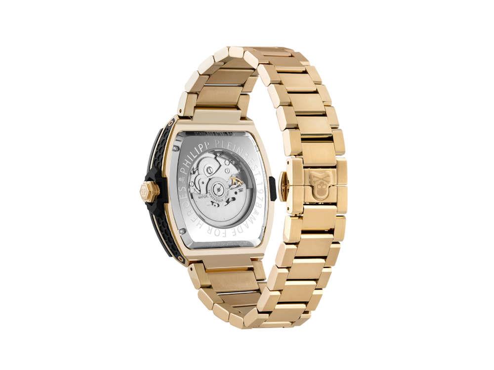 Philipp Plein The Skeleton 2.0 Automatik-Uhr, Gold, 44mm, PWJFA0625