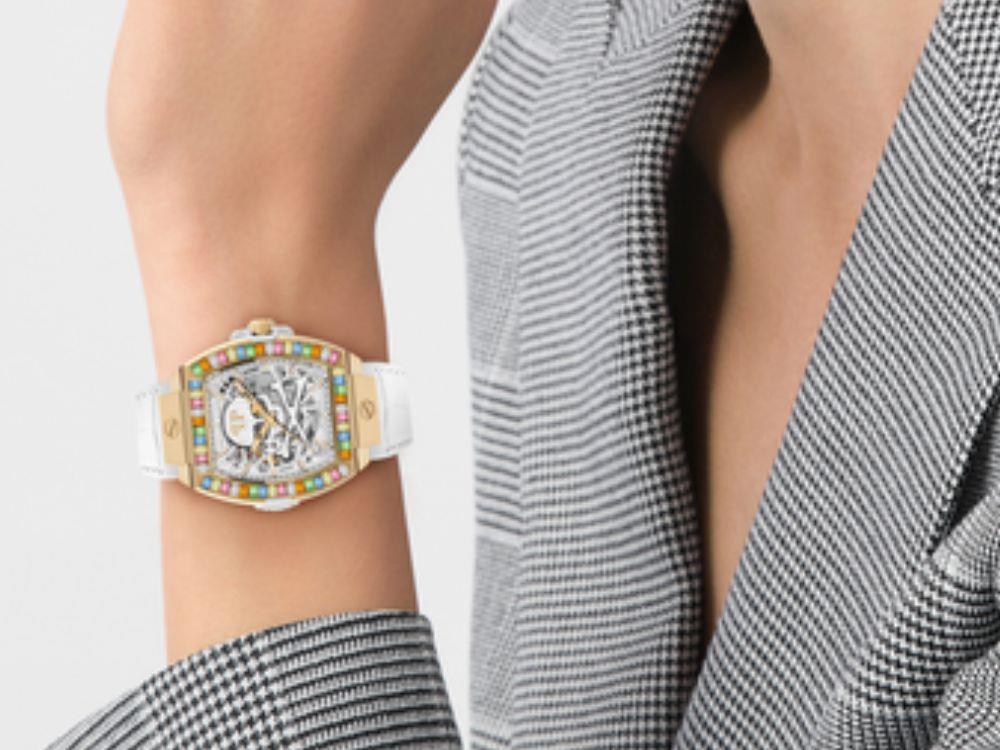Philipp Plein The Skeleton Baguettes Automatik Uhr, Weiss, PWJHA0326