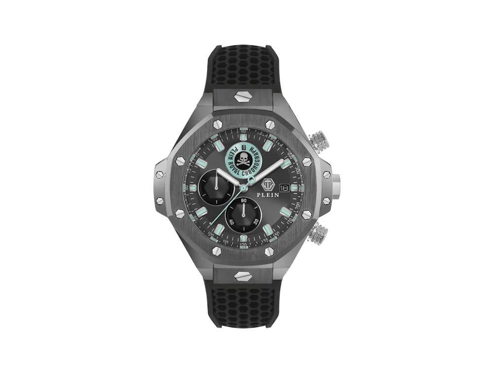 Philipp Plein Chrono Royal Sport-Tech Quarz-Uhr, Grau, 46mm, PWLFA0125