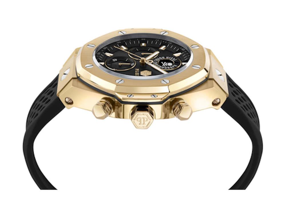 Philipp Plein Chrono Royal Sport-Tech Quarz-Uhr, Schwarz, 46mm, PWLFA0325