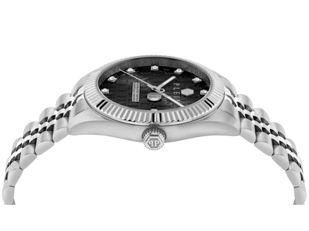 Philipp Plein Date Superlative Quarzuhr, Schwarz, 41mm, PWMFA0125