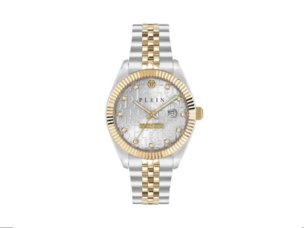 Philipp Plein Superlative Date Quarz Uhr, Grau, 41 mm, PWMFA0425