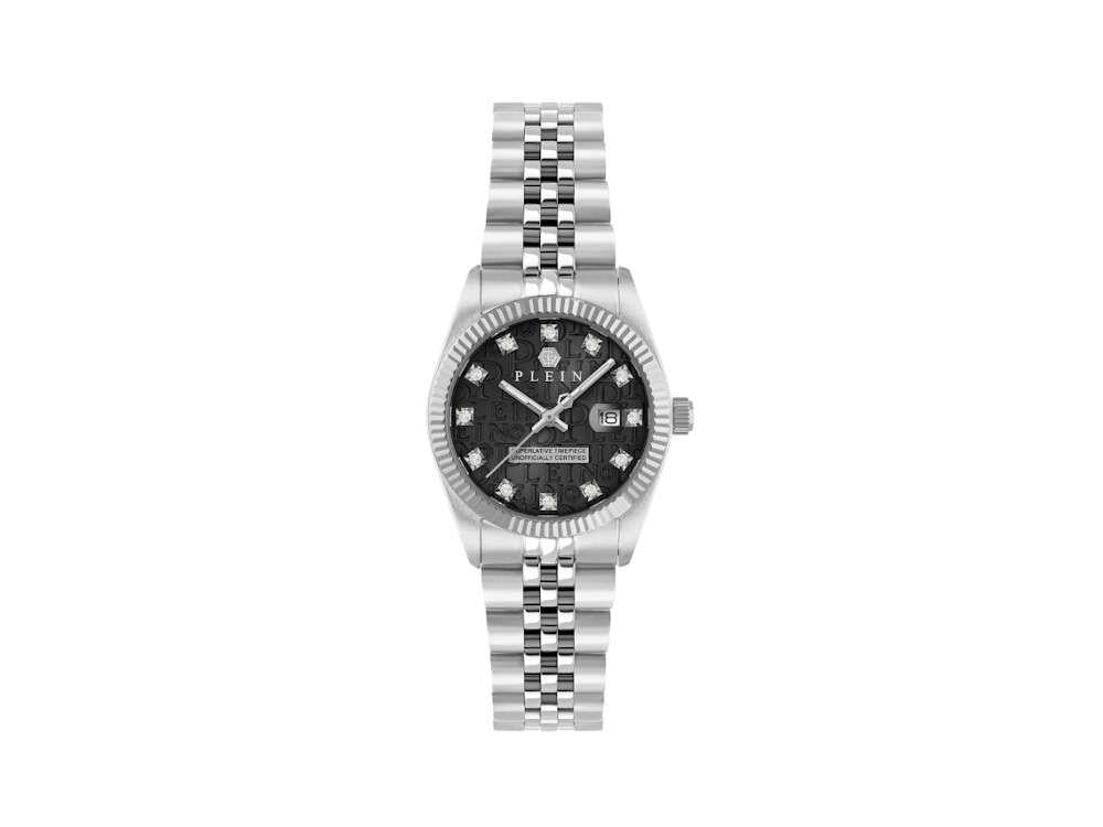 Philipp Plein Superlative Date Quarz Uhr, Schwarz, 28 mm, PWNFA0125