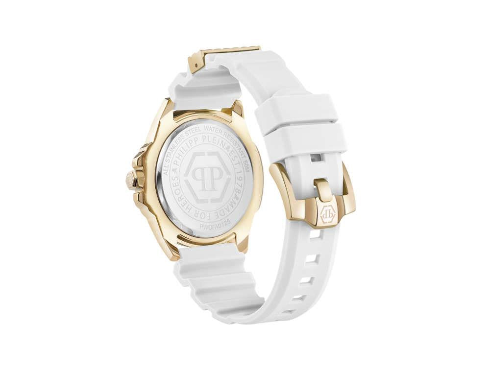 Philipp Plein Majesty Quartz Uhr, Weiss, 38 mm, PWOFA0125