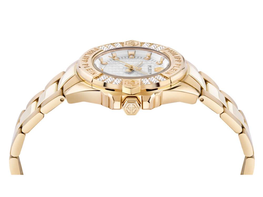 Philipp Plein Majesty Quartz Uhr, Weiss, 38 mm, PWOFA0725