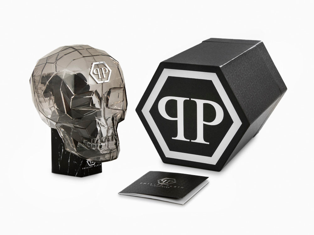 Philipp Plein Skeleton Royal Automatik Uhr, PVD, Schwarz, 46 mm, PWPFA0424