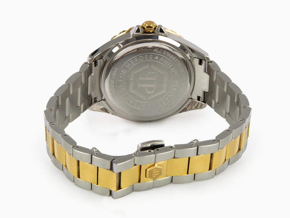Philipp Plein Heaven Quartz Uhr, PVD Gold, 38 mm, Mineral Glas, PWPOA0424