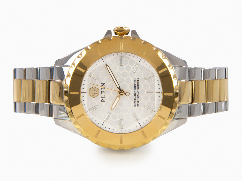 Philipp Plein Heaven Quartz Uhr, PVD Gold, 38 mm, Mineral Glas, PWPOA0424