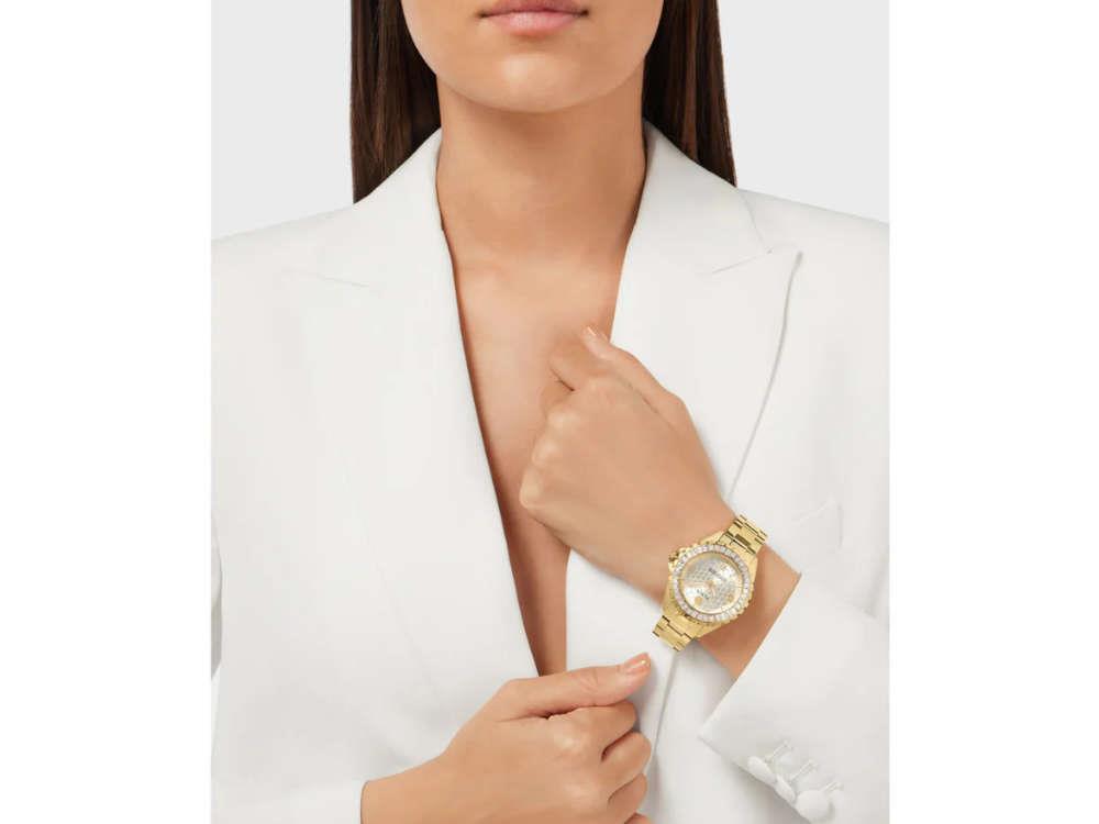 Philipp Plein Heaven Quartz Uhr, PVD Gold, Golden, 38 mm, PWPOA0624