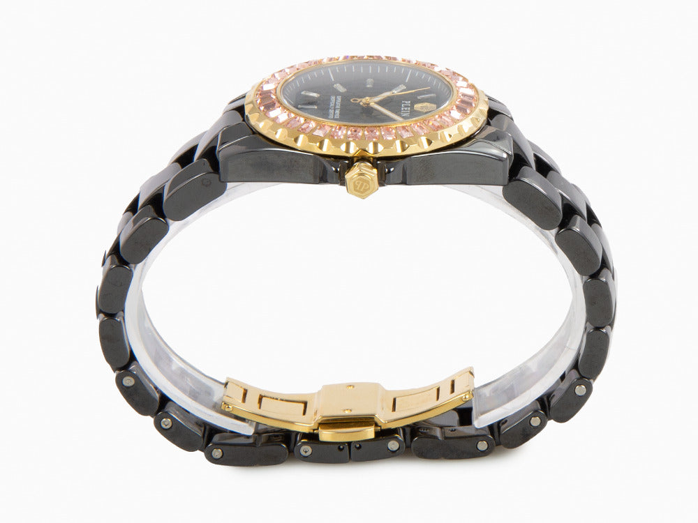 Philipp Plein Heaven Quartz Uhr, Keramisch, Schwarz, 38 mm, PWPPA0324