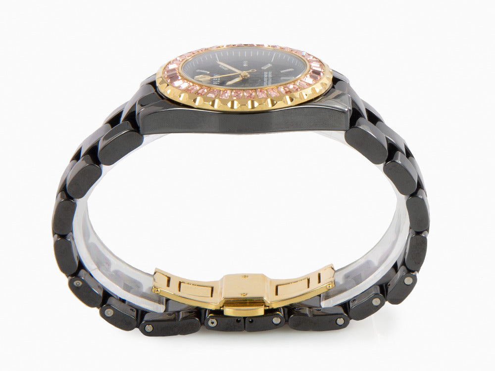 Philipp Plein Heaven Quartz Uhr, Keramisch, Schwarz, 38 mm, PWPPA0324