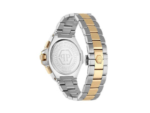 Philipp Plein Chrono Royal Quartz Uhr, PVD Gold, Grün, 46 mm, PWPRA0324