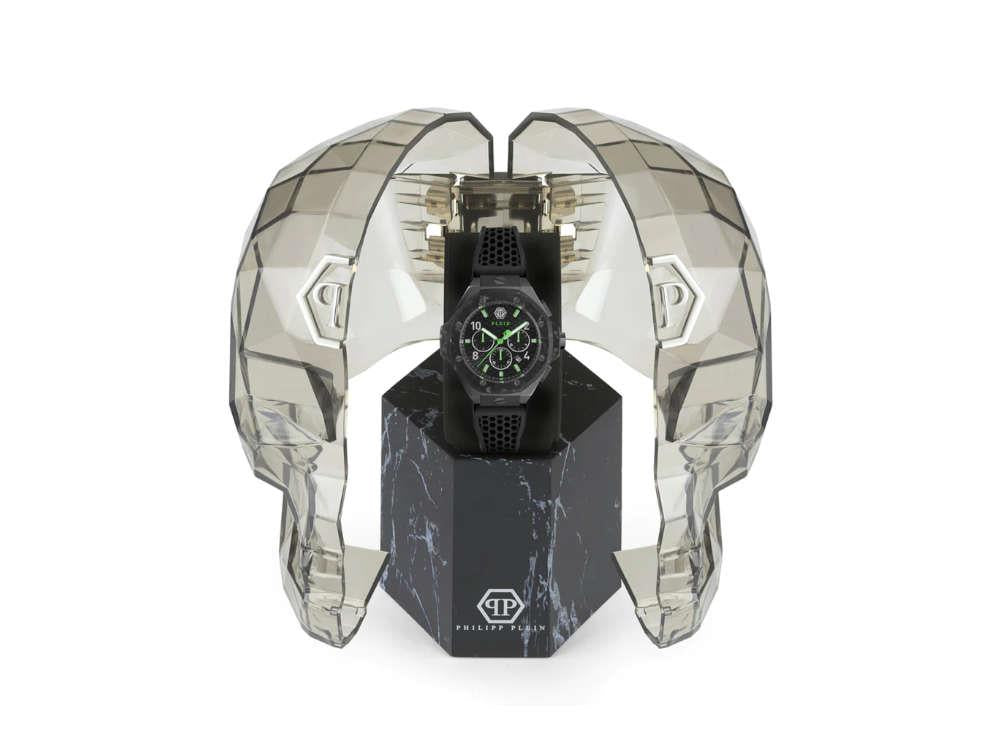 Philipp Plein Chrono Royal Quartz Uhr, PVD, Schwarz, 46 mm, PWPRA0624