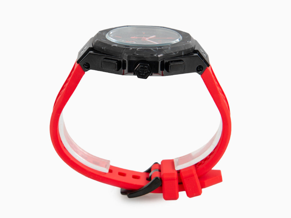 Philipp Plein Chrono Royal Quartz Uhr, PVD, Schwarz, 46 mm, PWPRA0724