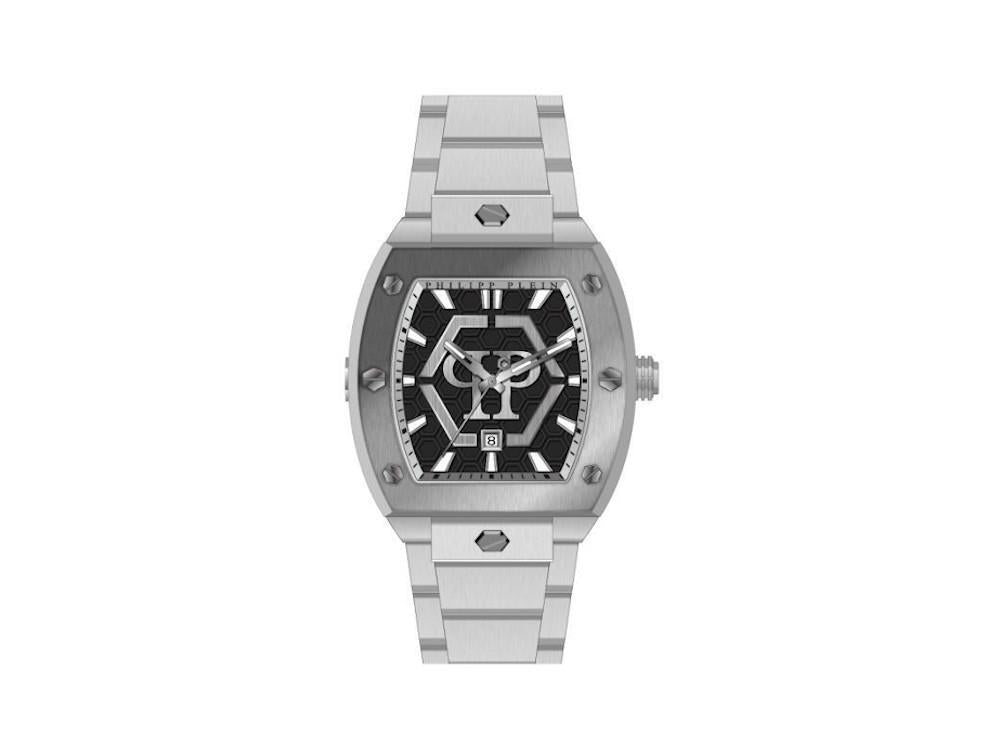 Philipp Plein The Hexagon Phantom Quartz Uhr, Schwarz, 44 mm, PWPUA0725