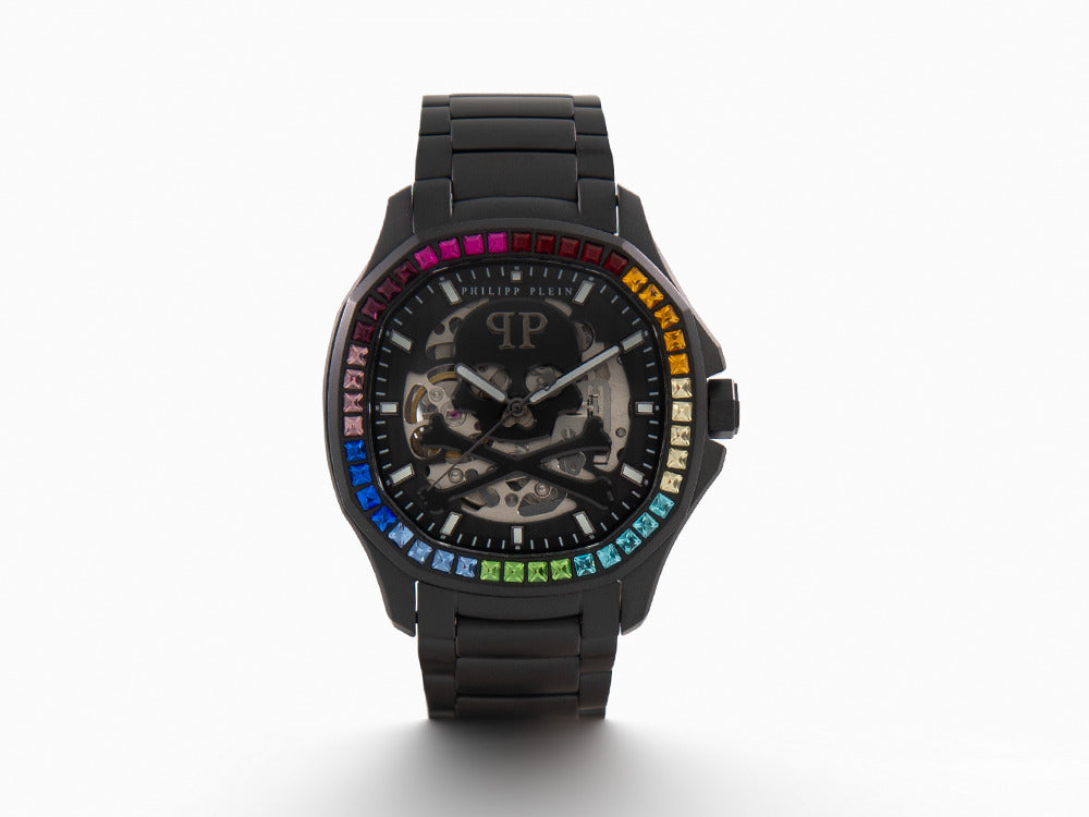 Philipp Plein Plein Philipp 42 mm Automatik Uhr, PVD, Schwarz, PWRAA0823