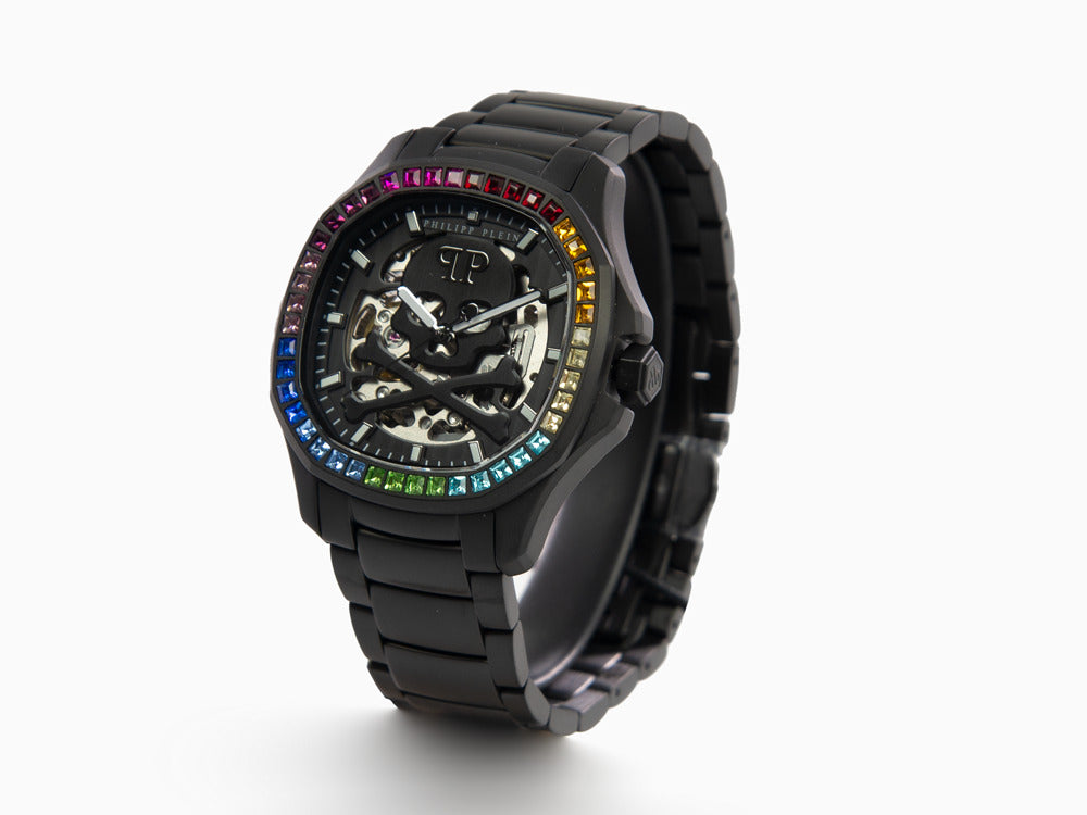 Philipp Plein Plein Philipp 42 mm Automatik Uhr, PVD, Schwarz, PWRAA0823