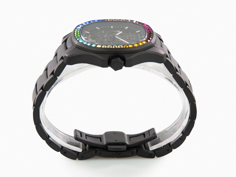 Philipp Plein Plein Philipp 42 mm Automatik Uhr, PVD, Schwarz, PWRAA0823