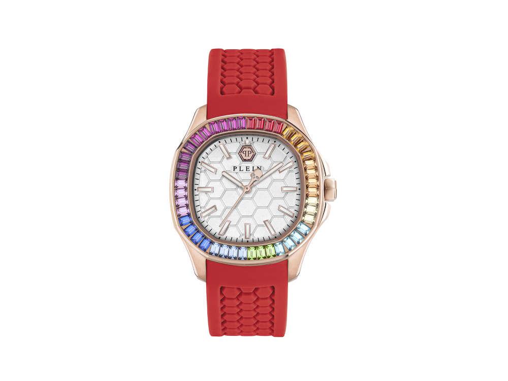 Philipp Plein Spectre Lady Quartz Uhr, Weiss, 38 mm, PWTAA1024
