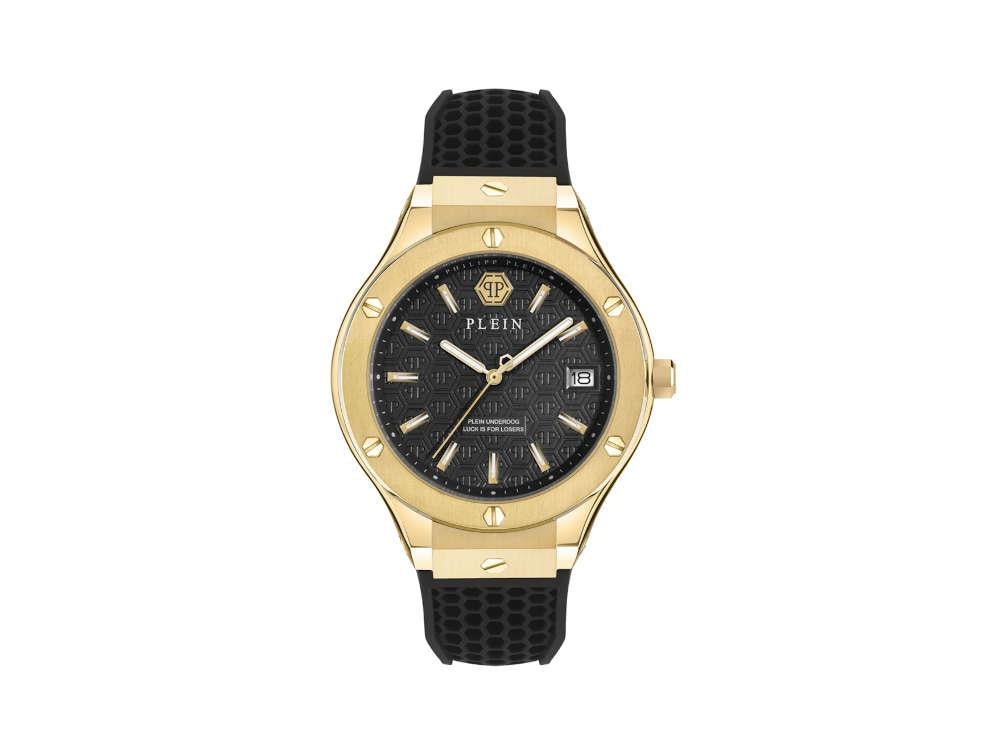 Philipp Plein Underdog Quartz Uhr, Schwarz, 44 mm, PWUFA0225