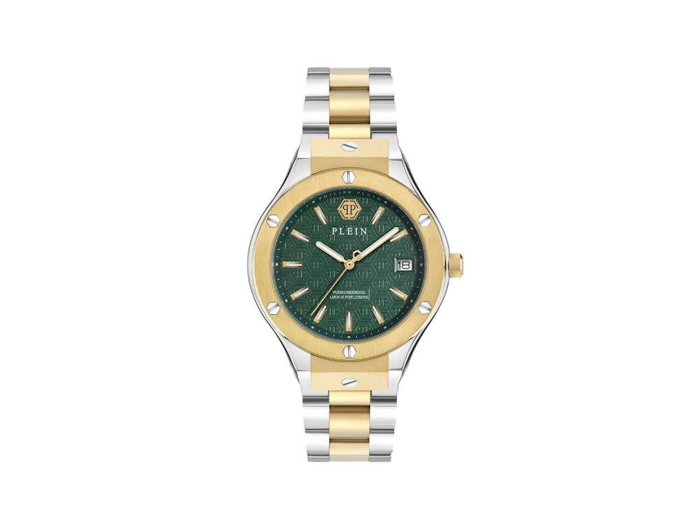 Philipp Plein Underdog Quartz Uhr, Grün, 44 mm, PWUFA0525