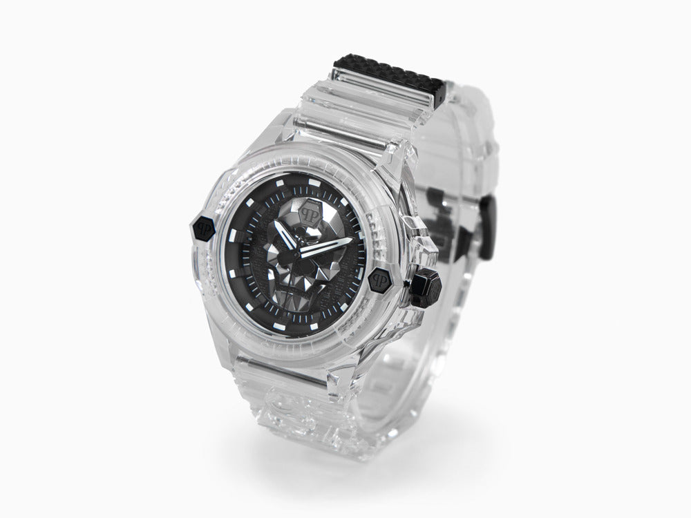 Philipp Plein The Skull Synthetic Quartz Uhr, Schwarz, 44 mm, PWWAA0423