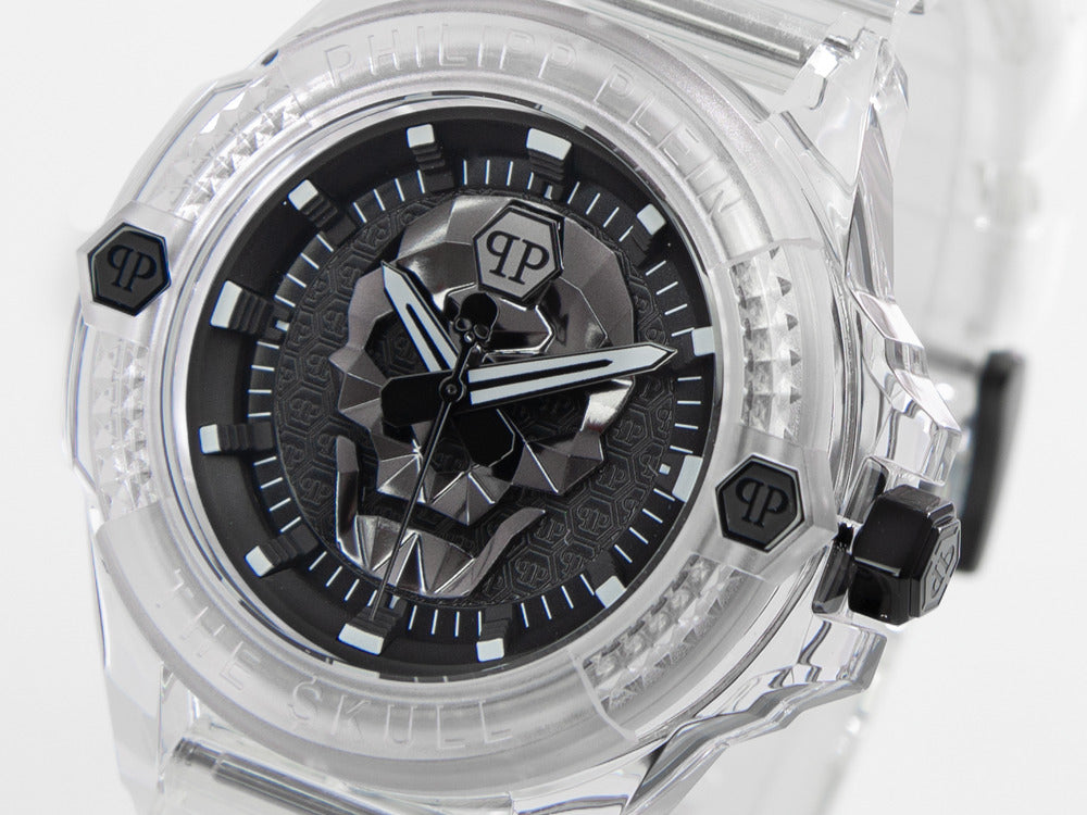 Philipp Plein The Skull Synthetic Quartz Uhr, Schwarz, 44 mm, PWWAA0423
