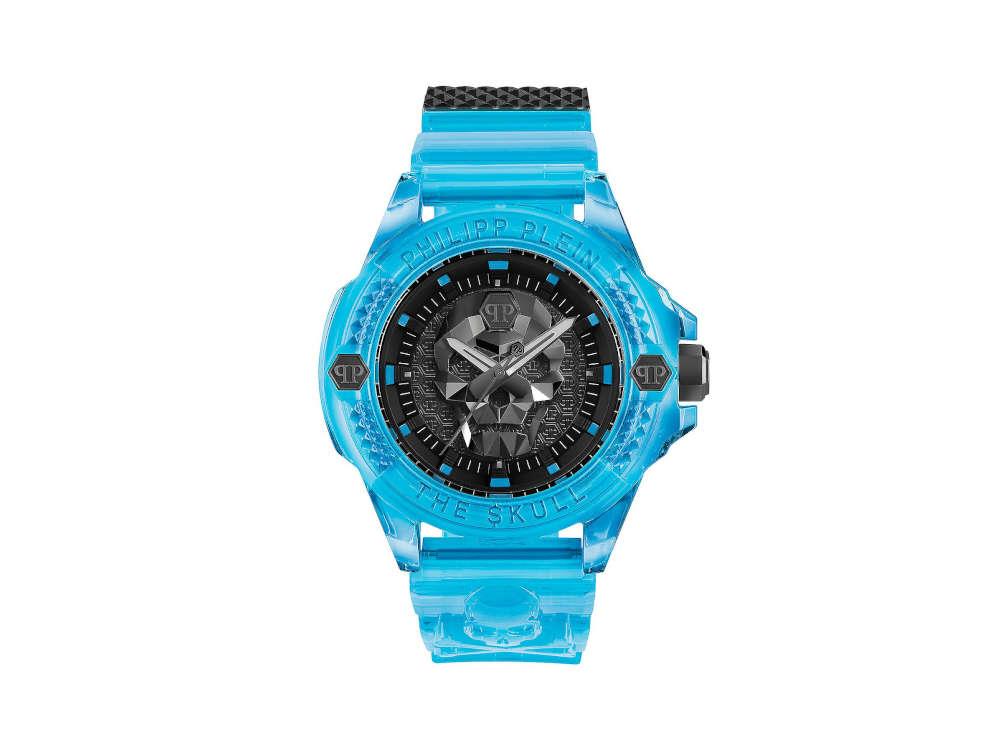 Philipp Plein The Skull Scuba Duba Quartz Uhr, PVD, Schwarz, 44 mm, PWWAA0724