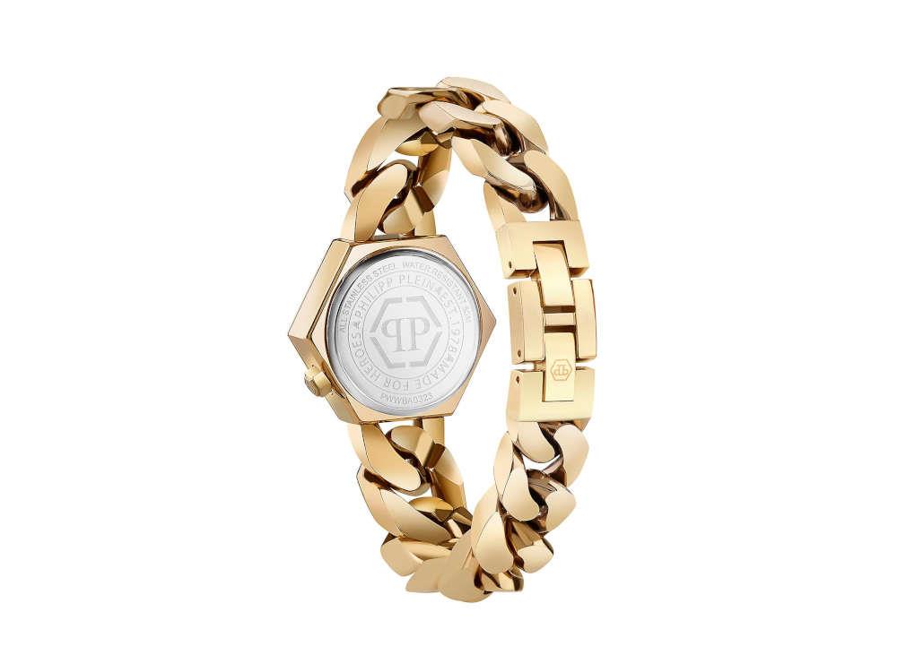 Philipp Plein The Hexagon Groumette Lady Quartz Uhr, Golden, 28 mm, PWWBA0323