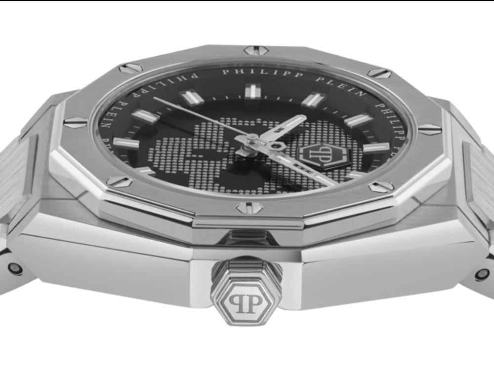 Philipp Plein Plein Deluxe Quartz Uhr, Schwarz, 44 mm, PWWGA0126