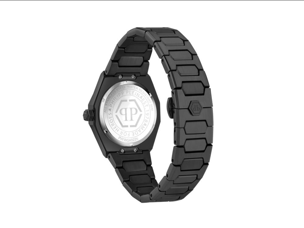 Philipp Plein Plein Deluxe Quartz Uhr, Schwarz, 44 mm, PWWGA0226