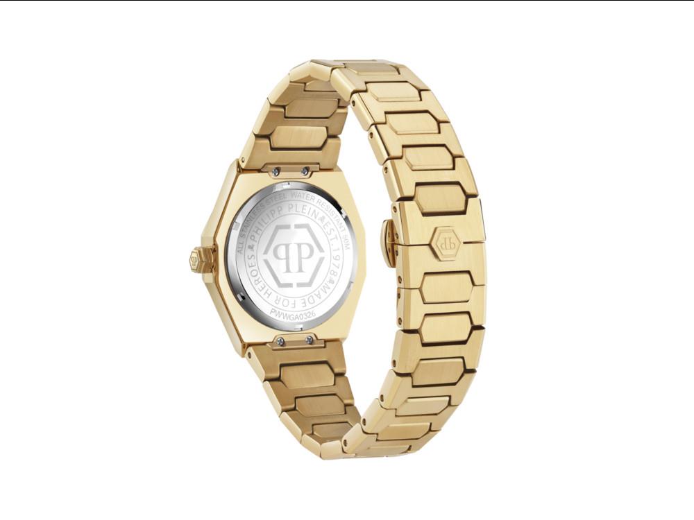 Philipp Plein Plein Deluxe Quartz Uhr, Schwarz, 44 mm, PWWGA0326