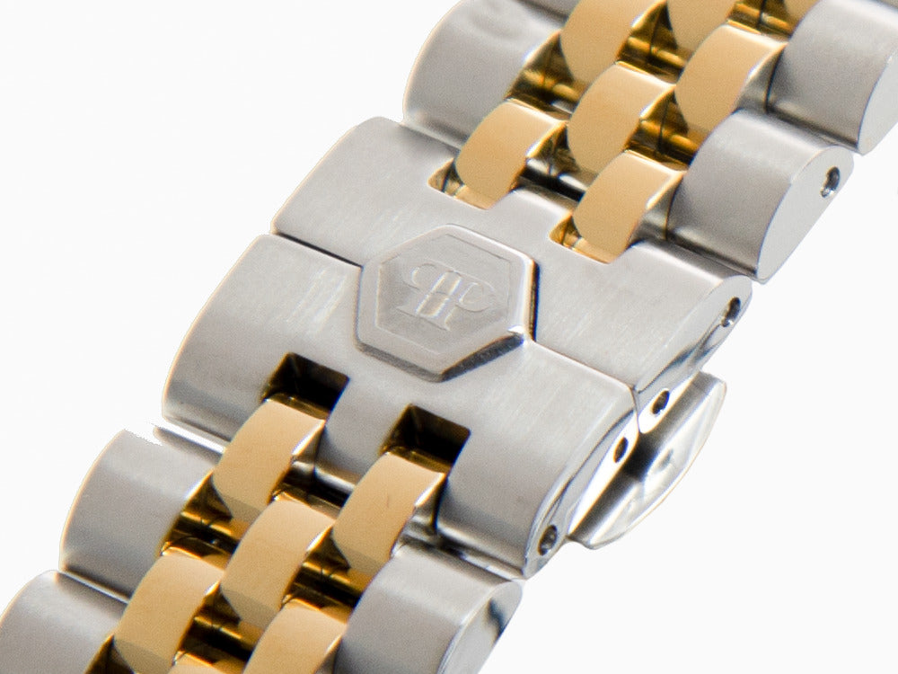 Philipp Plein Date Superlative Quartz Uhr, PVD Gold, Grün, 34 mm, PWYAA0523