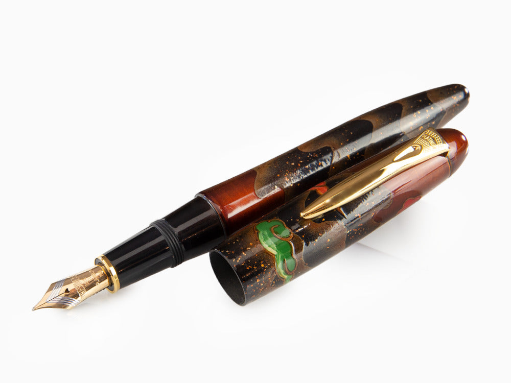 Platinum Izumo Füllfederhalter  Yakumo Byakudan, Maki-e