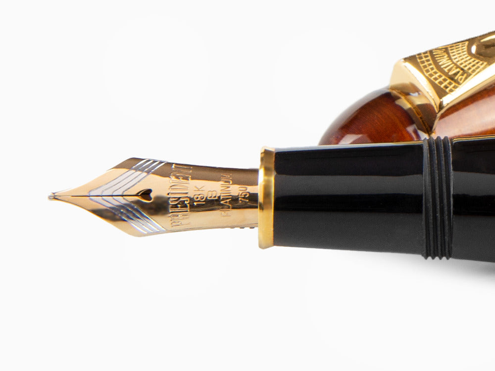 Platinum Izumo Füllfederhalter  Yakumo Byakudan, Maki-e