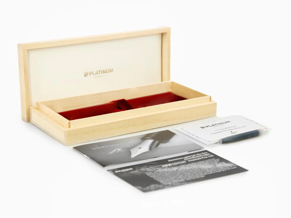 Platinum Izumo Füllfederhalter, Braun, Tagayasan Holz, PIZ-50000T-21