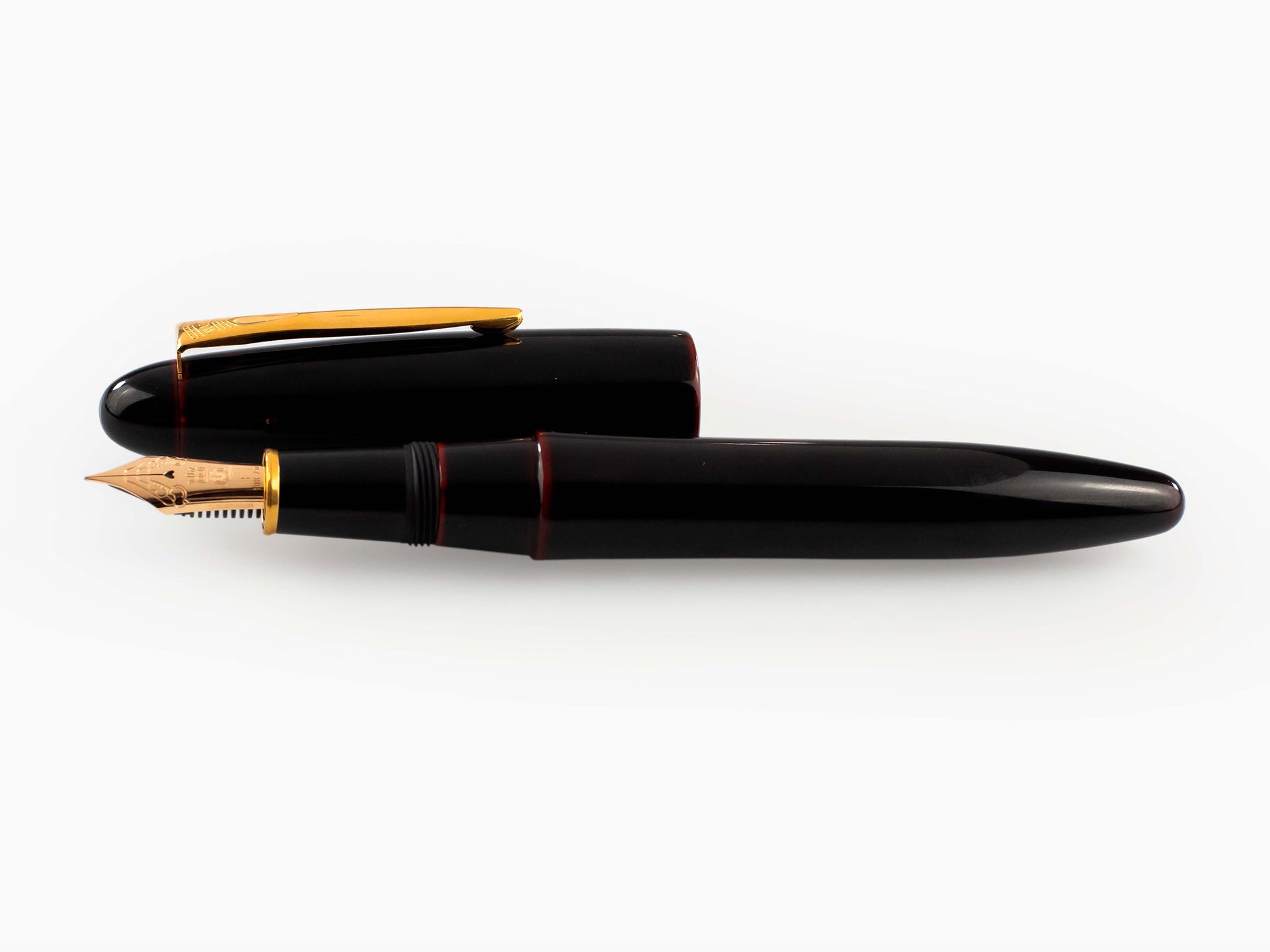 Platinum Izumo Füllfederhalter, Rot, Ebonit, Tamenuri PIZ-55000-28