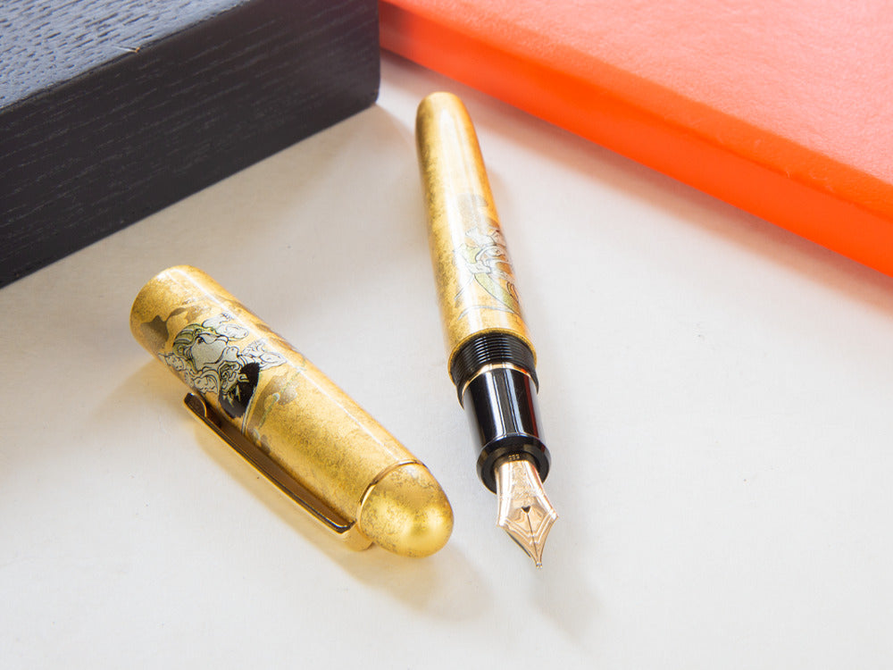 Platinum Kanazawa Maki-e Fujin Raijin Füllfederhalter, PNB-35000H-3