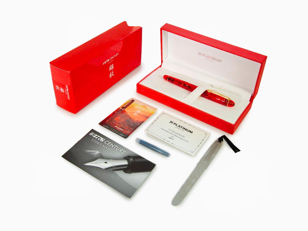 Platinum 3776 Century Kinshu Füllfederhalter, Edelharz, PNB-360000SK-13