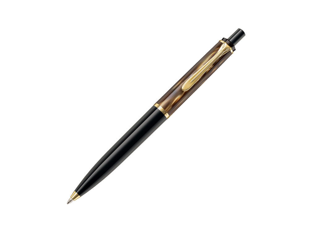Pelikan K200 Brown Marbled Kugelschreiber, Braun, Edelharz, 808972