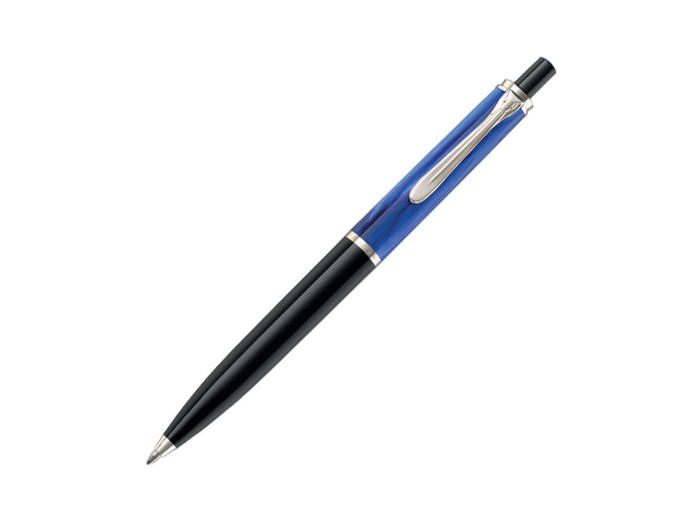 Pelikan Classic K205 Kugelschreiber, Blue Marble, Verchromte Akzente, 801997