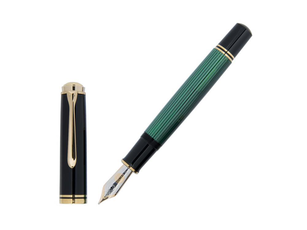 Pelikan Füllfederhalter Souverän M 1000 -Schwarz & Grün, 987594