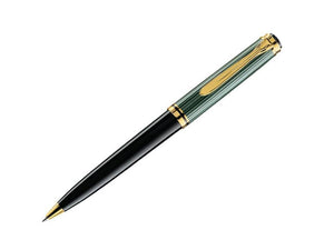 Pelikan K800 Kugelschreiber, Schwarz und grün, Vergoldete Beschläge, 987834