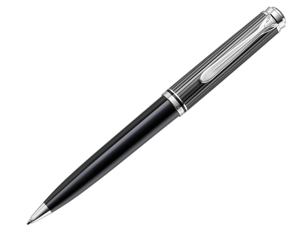 Pelikan K805 Stresemann Kugelschreiber,  Versilberte Beschläge, 957530