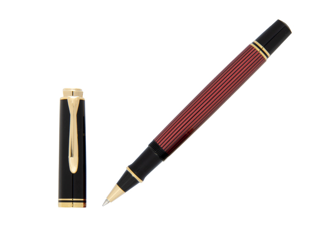 Pelikan Roller Souverän R400, Schwarz-Rot, 905521