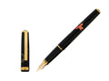 Platinum Kanazawa Maki-e Gold Fish Füller, Edelharz und urushi lack - Nib F