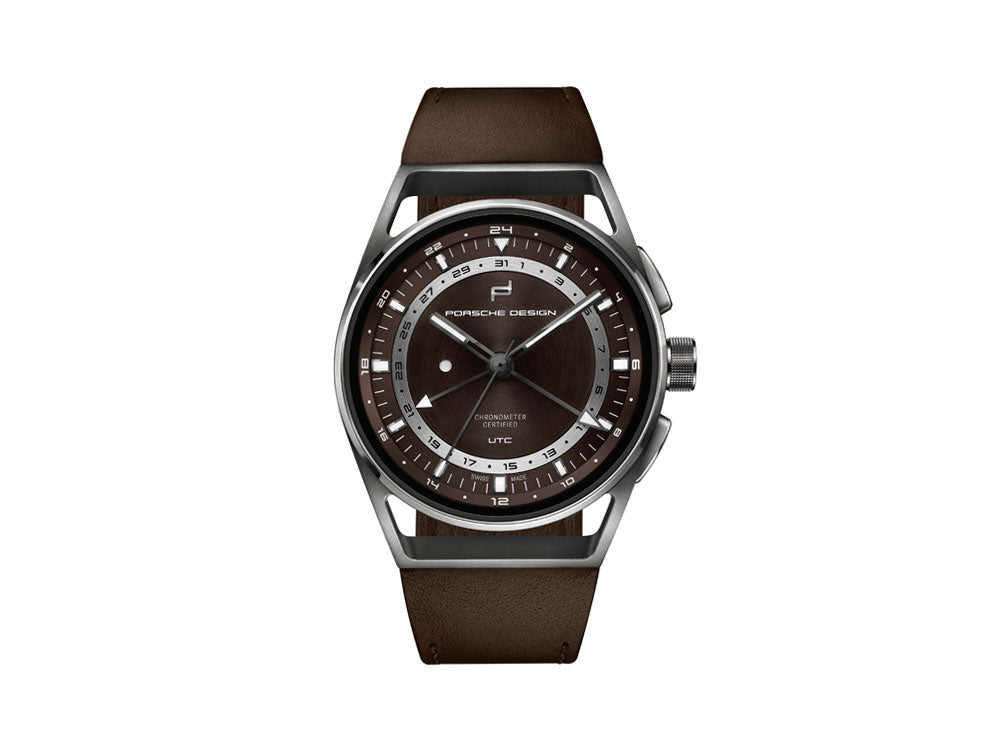 Porsche Design 1919 Globetimer UTC Automatik Uhr, Titan, 6023.4.05.003.07.2