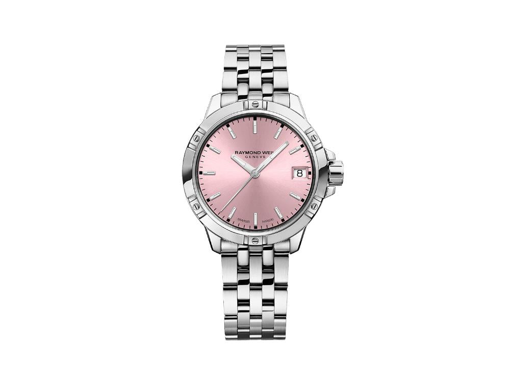 Raymond Weil Tango Classic Ladies Quartz Uhr, Rose, 30 mm, 5960-ST-80001