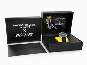 Raymond Weil Freelancer Basquiat Special Edition Automatik Uhr, 7780-TIC-JMB01