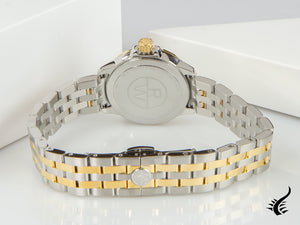 Raymond Weil Tango Ladies Quartz Uhr, PVD Gold, Weiss, 30mm, Tag, 5960-STP-00308